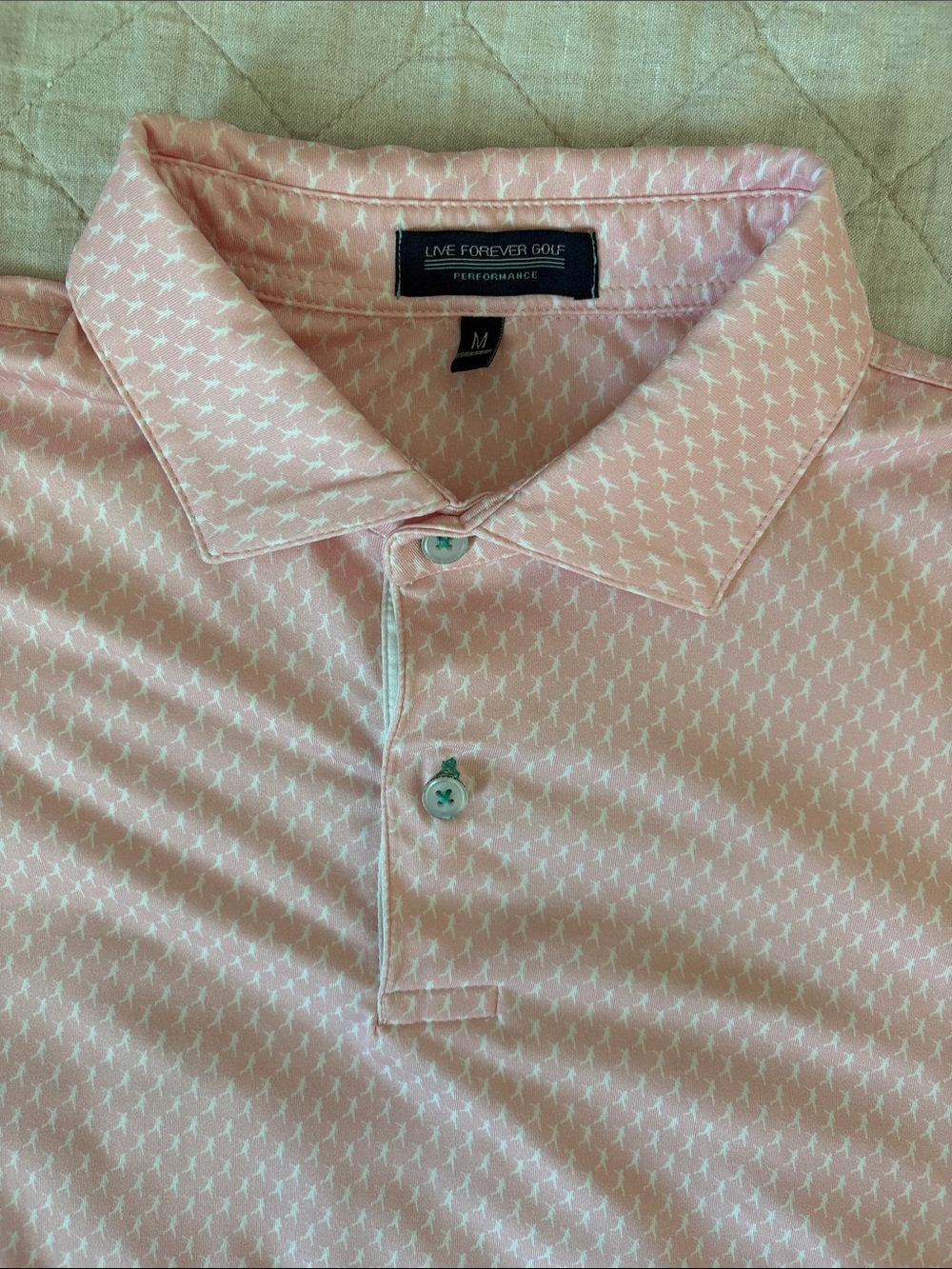Live Forever Golf polo